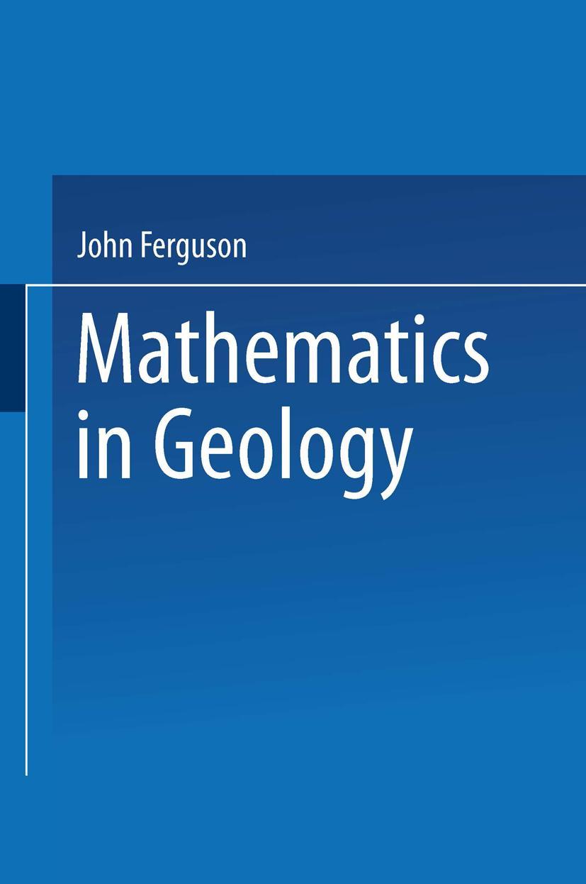 Vorderes Coverbild Mathematics in Geology