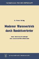 Vorderes Coverbild Moderner Warenvertrieb durch Handelsvertreter