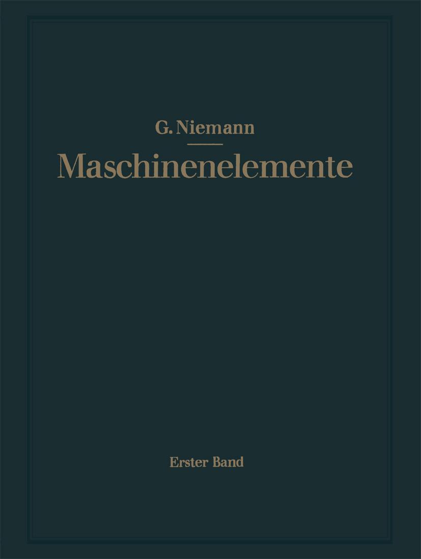 Vorderes Coverbild Maschinenelemente