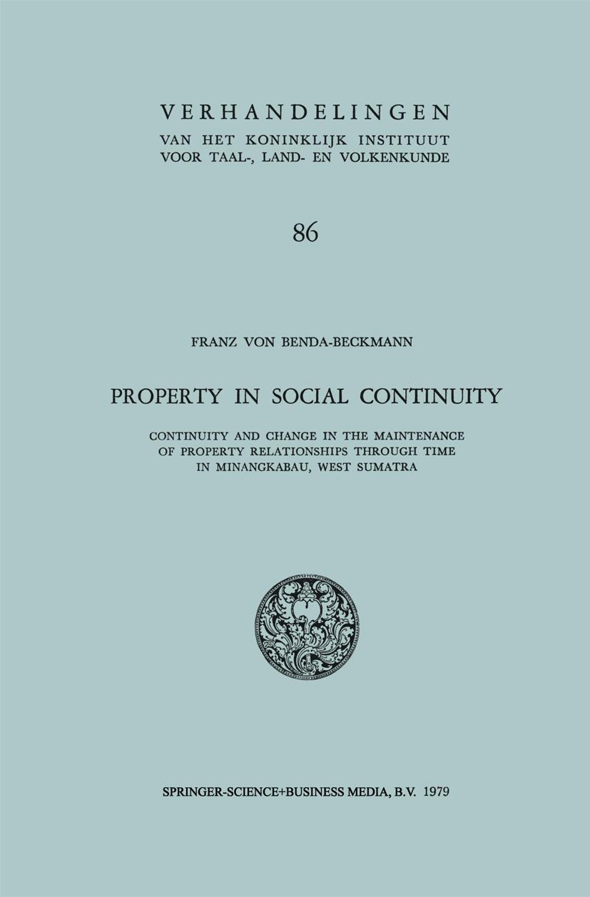 Vorderes Coverbild Property in Social Continuity
