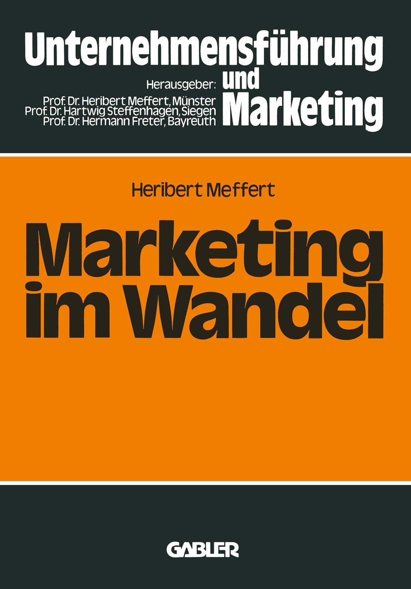 Vorderes Coverbild Marketing im Wandel