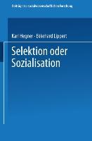 Vorderes Coverbild Selektion oder Sozialisation