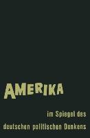 Vorderes Coverbild Amerika im Spiegel des deutschen politischen Denkens