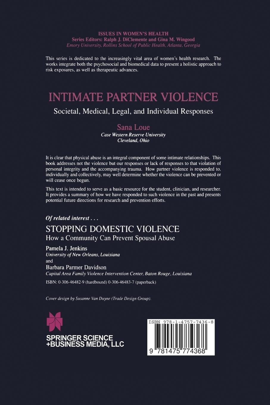 Rückseitencover Intimate Partner Violence
