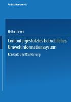 Vorderes Coverbild Computergestütztes betriebliches Umweltinformationssystem