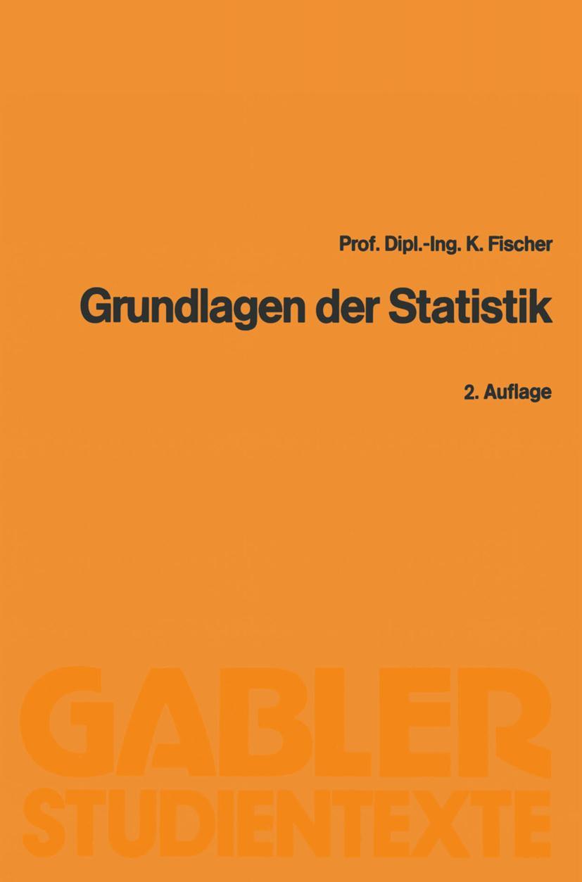 Vorderes Coverbild Grundlagen der Statistik