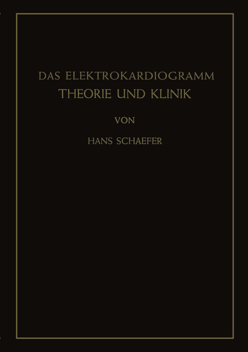 Vorderes Coverbild Das Elektrokardiogramm
