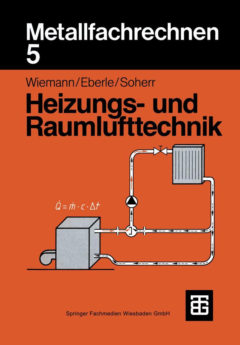 Vorderes Coverbild Metallfachrechnen 5 Heizungs- und Raumlufttechnik