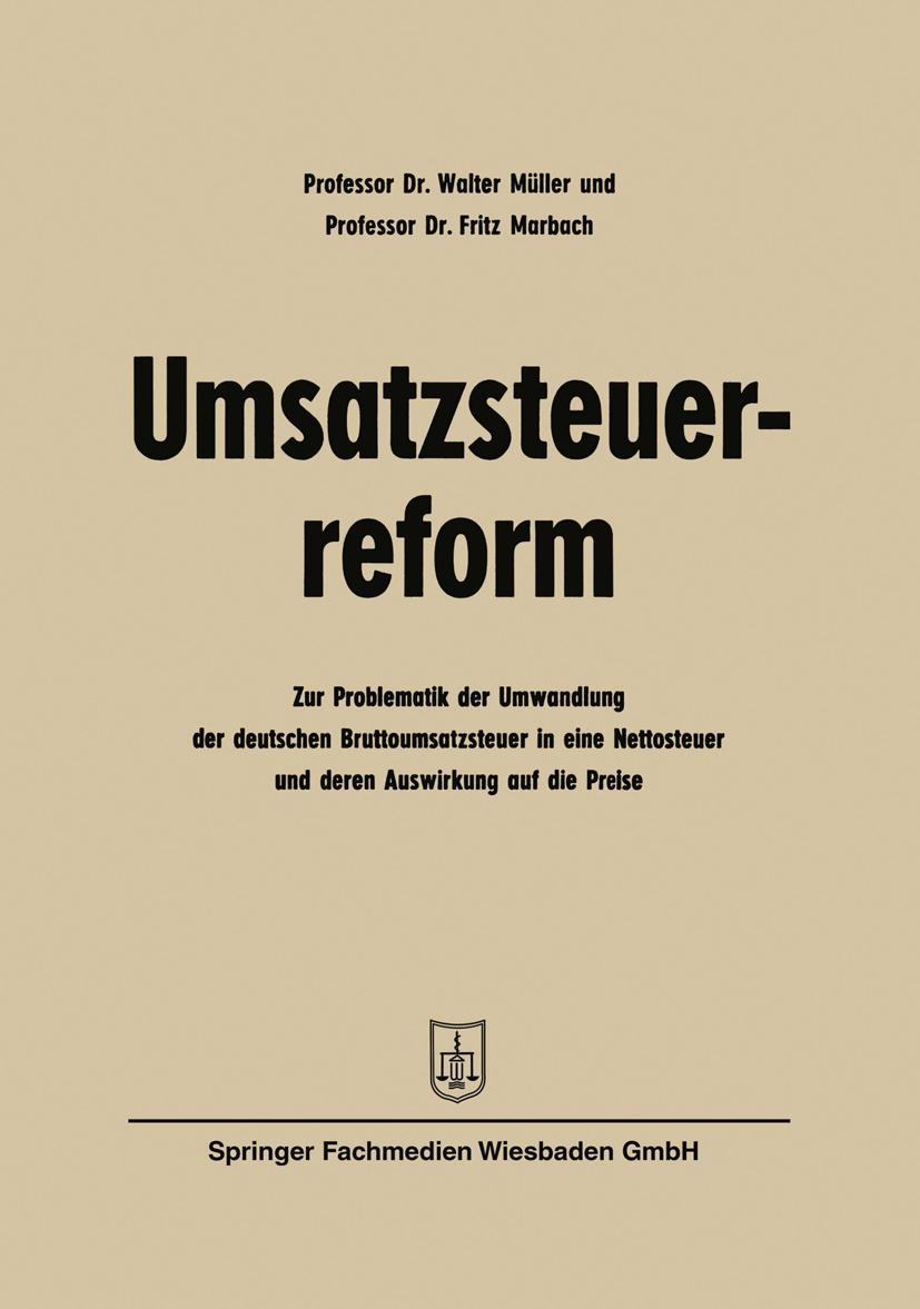Vorderes Coverbild Umsatzsteuerreform