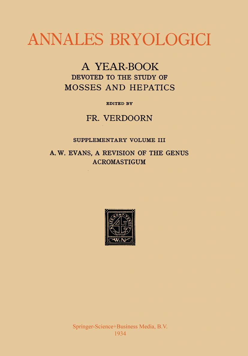 Vorderes Coverbild A Revision of the Genus Acromastigum