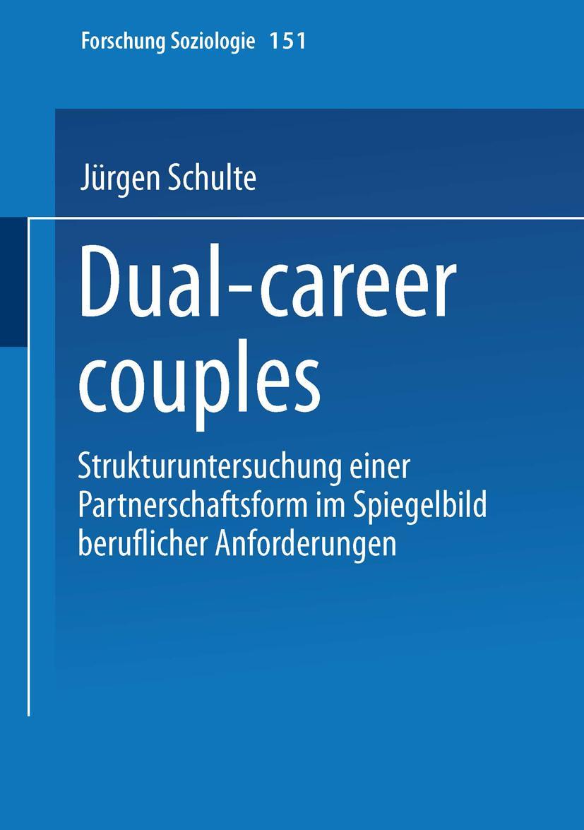 Vorderes Coverbild Dual-career couples