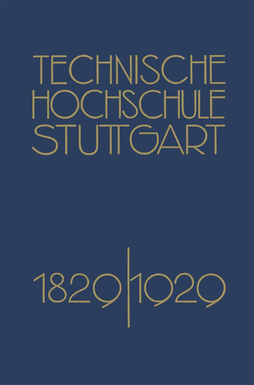 Vorderes Coverbild Festschrift der Technischen Hochschule Stuttgart