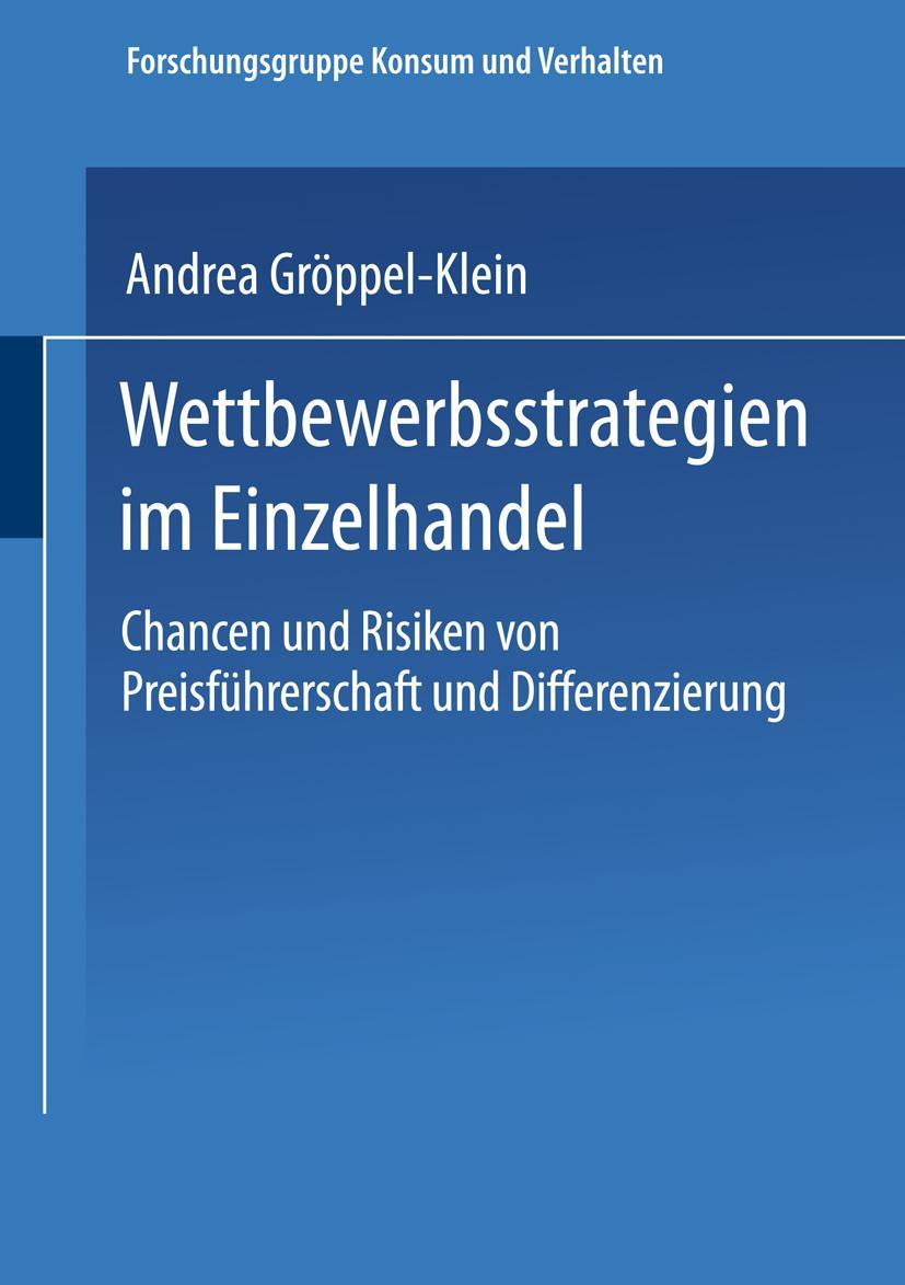 Vorderes Coverbild Wettbewerbsstrategien im Einzelhandel
