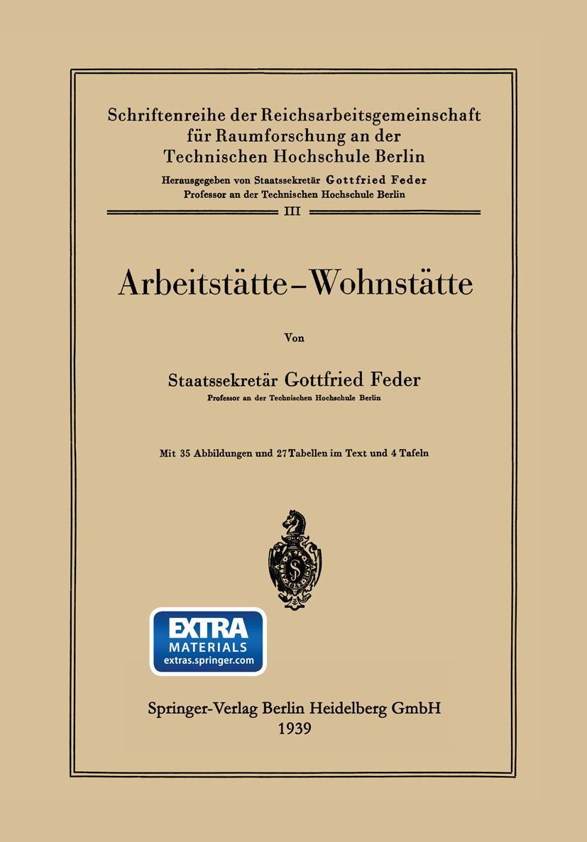 Vorderes Coverbild Arbeitstätte - Wohnstätte