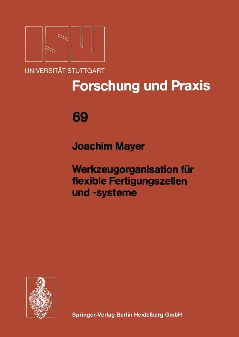 Vorderes Coverbild Werkzeugorganisation für flexible Fertigungszellen und -systeme