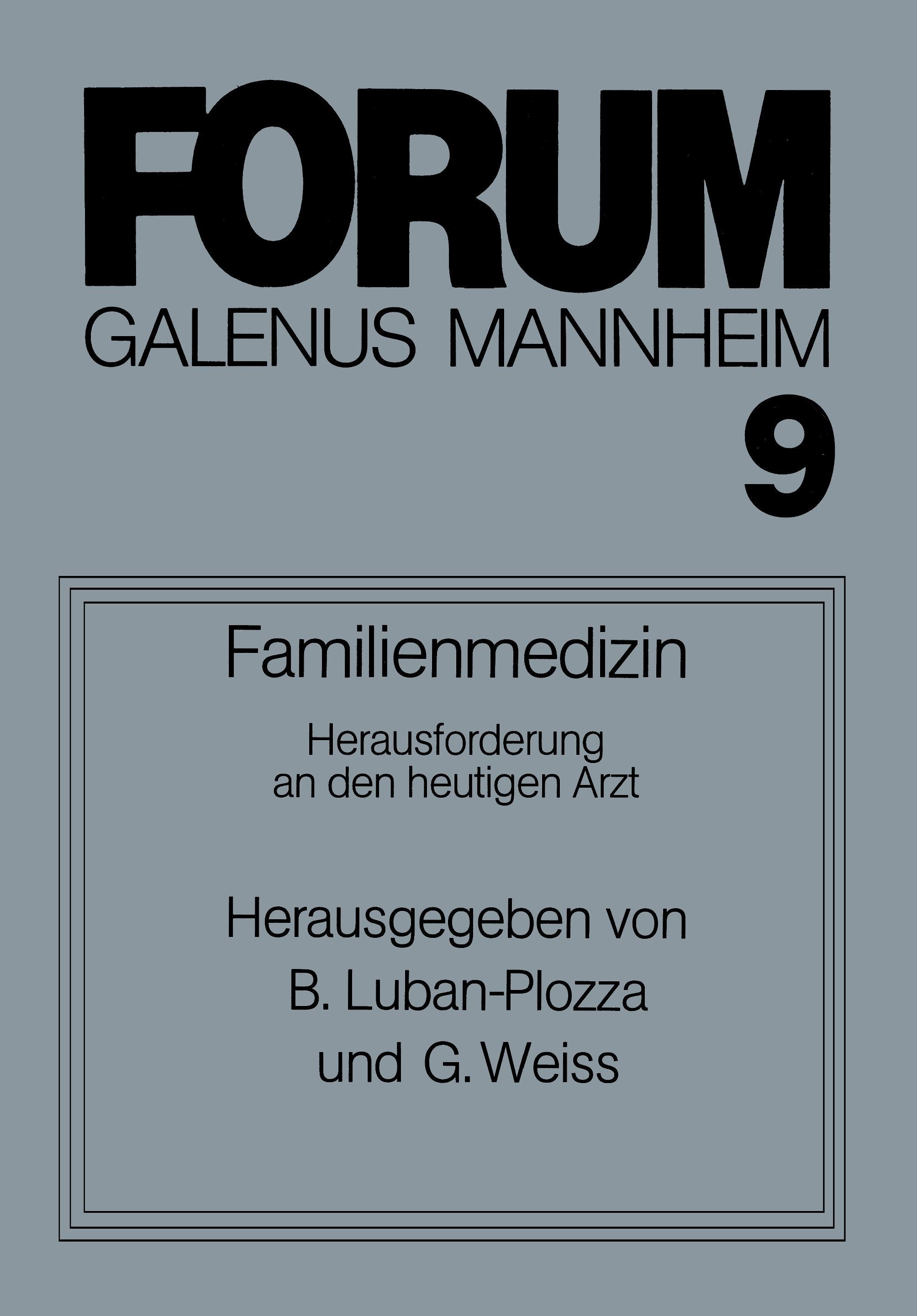 Vorderes Coverbild Familienmedizin