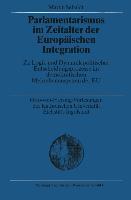 Vorderes Coverbild Parlamentarismus im Zeitalter der Europäischen Integration