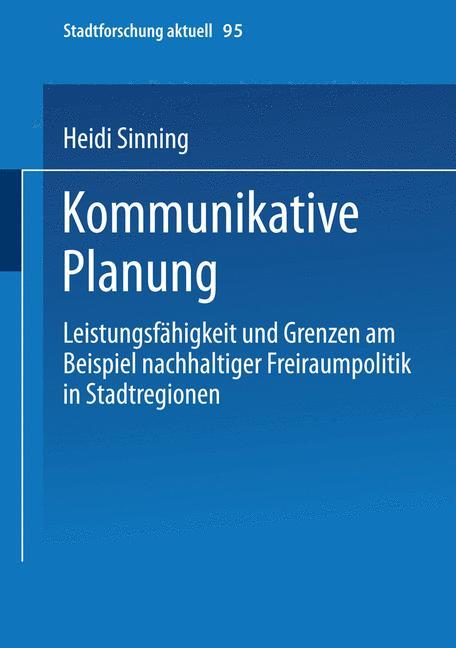 Vorderes Coverbild Kommunikative Planung