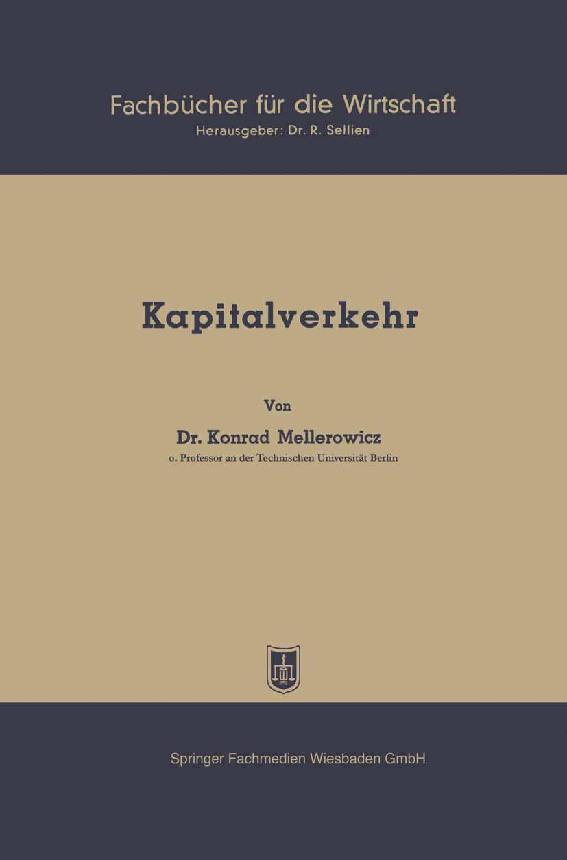 Vorderes Coverbild Kapitalverkehr