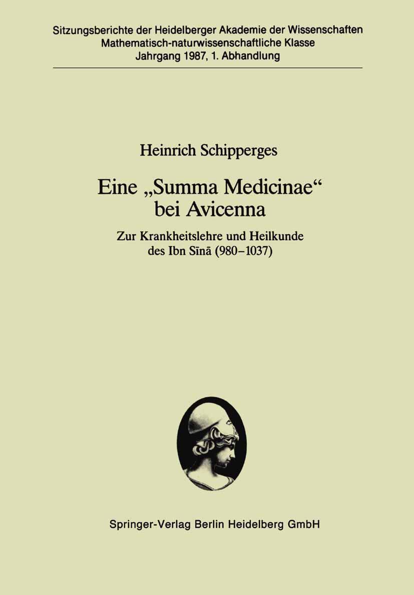 Vorderes Coverbild Eine "Summa Medicinae" bei Avicenna