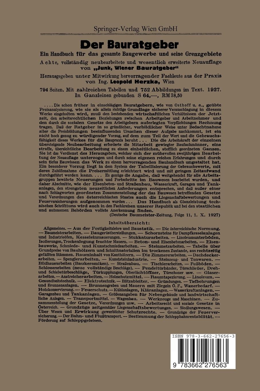 Rückseitencover Der praktische Dachdecker