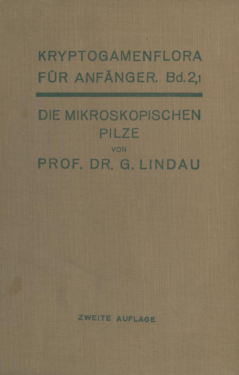 Vorderes Coverbild Die mikroskopischen Pilze