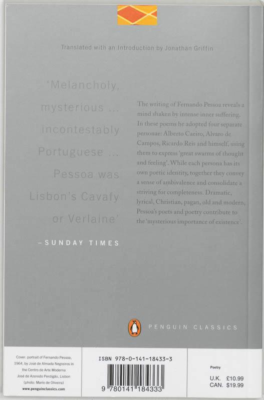 Rückseitencover Selected Poems