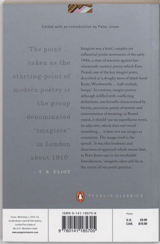 Rückseitencover Imagist Poetry