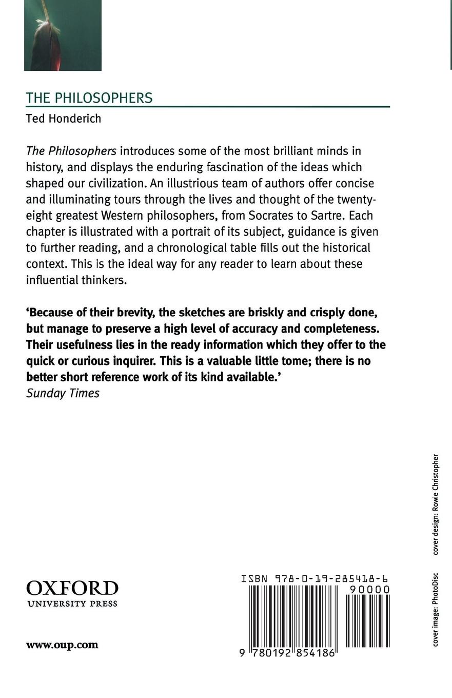 Rückseitencover The Philosophers