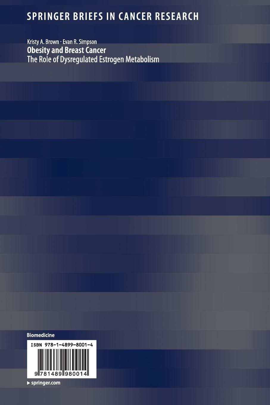 Rückseitencover Obesity and Breast Cancer