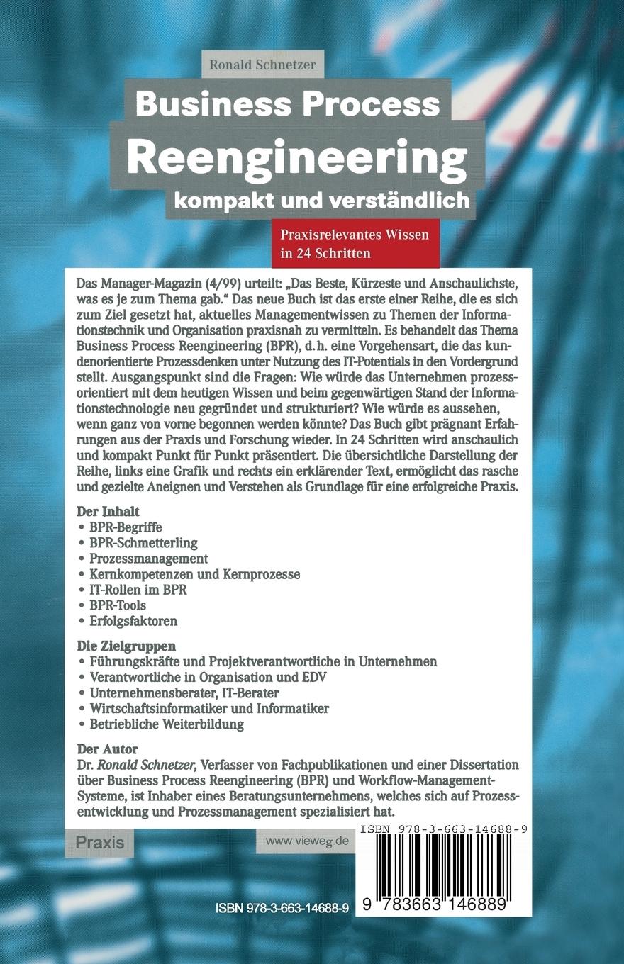 Rückseitencover Business Process Reengineering kompakt und verständlich