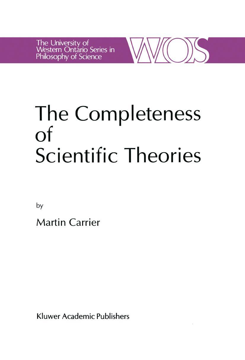 Vorderes Coverbild The Completeness of Scientific Theories