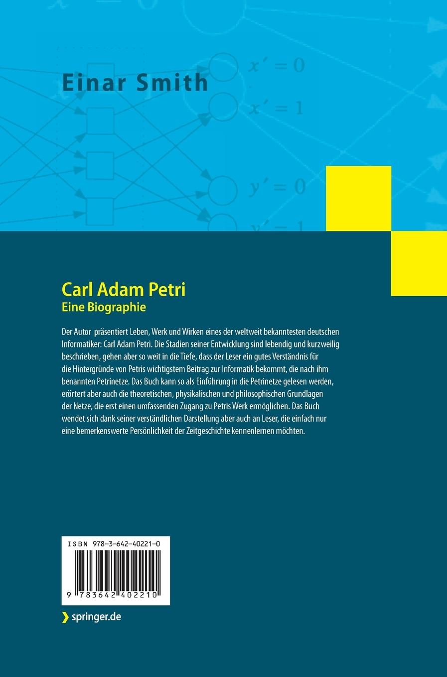 Rückseitencover Carl Adam Petri