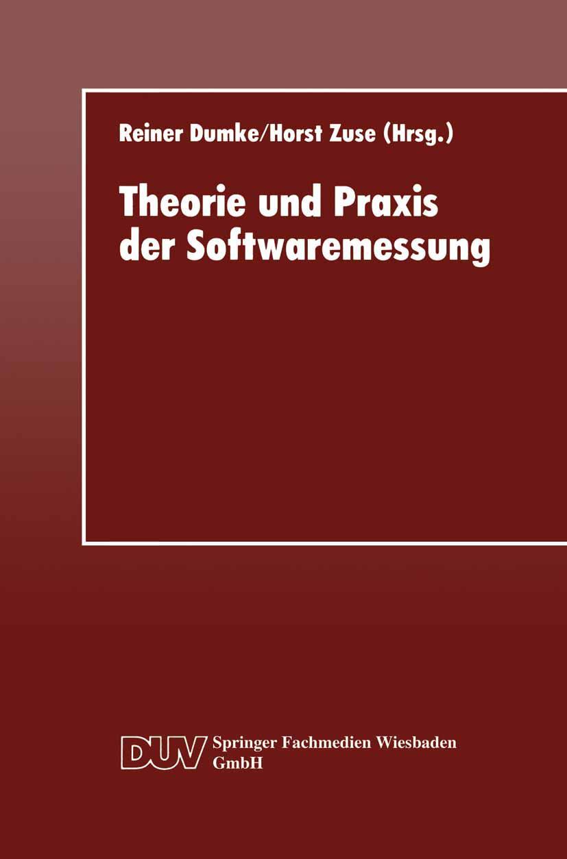 Vorderes Coverbild Theorie und Praxis der Softwaremessung