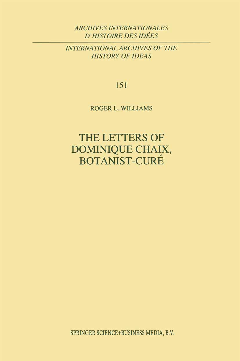 Vorderes Coverbild The Letters of Dominique Chaix, Botanist-Curé