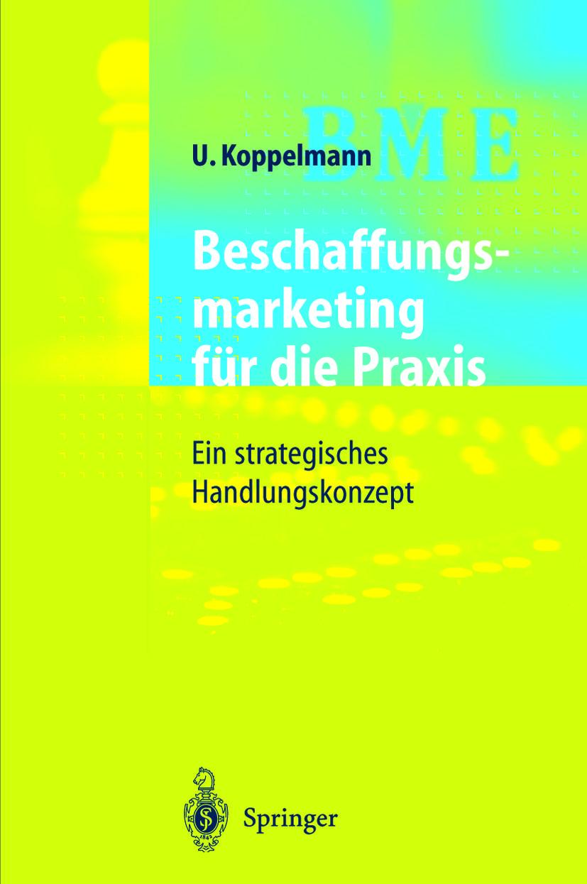 Vorderes Coverbild Beschaffungsmarketing für die Praxis