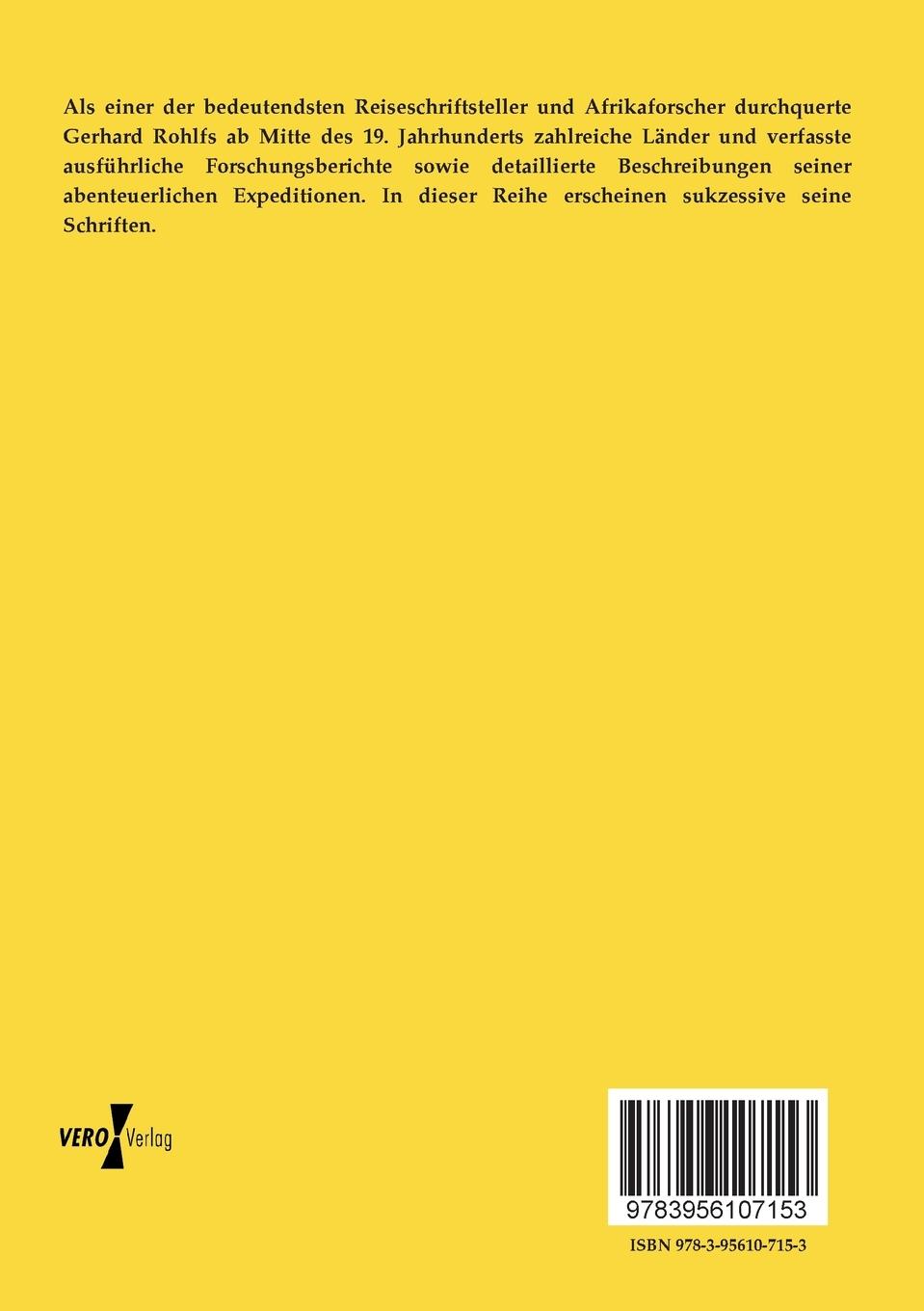 Rückseitencover Quer durch Afrika