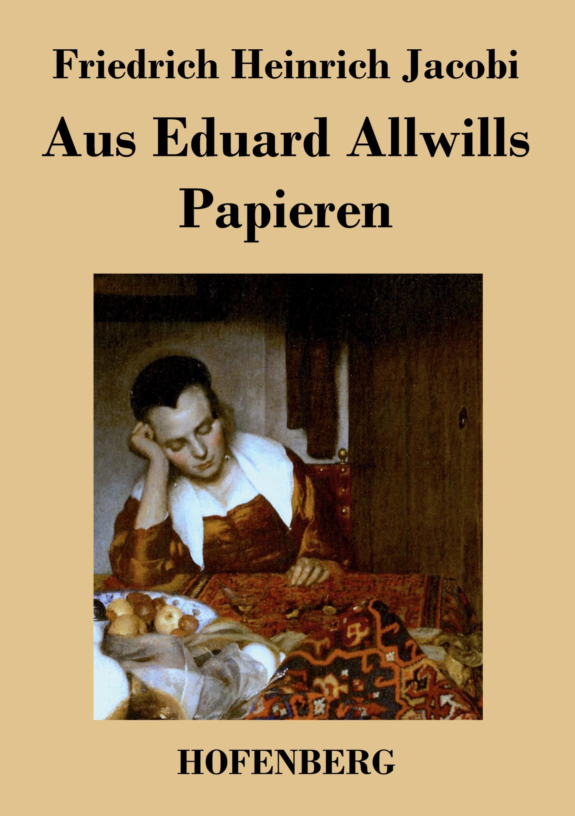 Vorderes Coverbild Aus Eduard Allwills Papieren