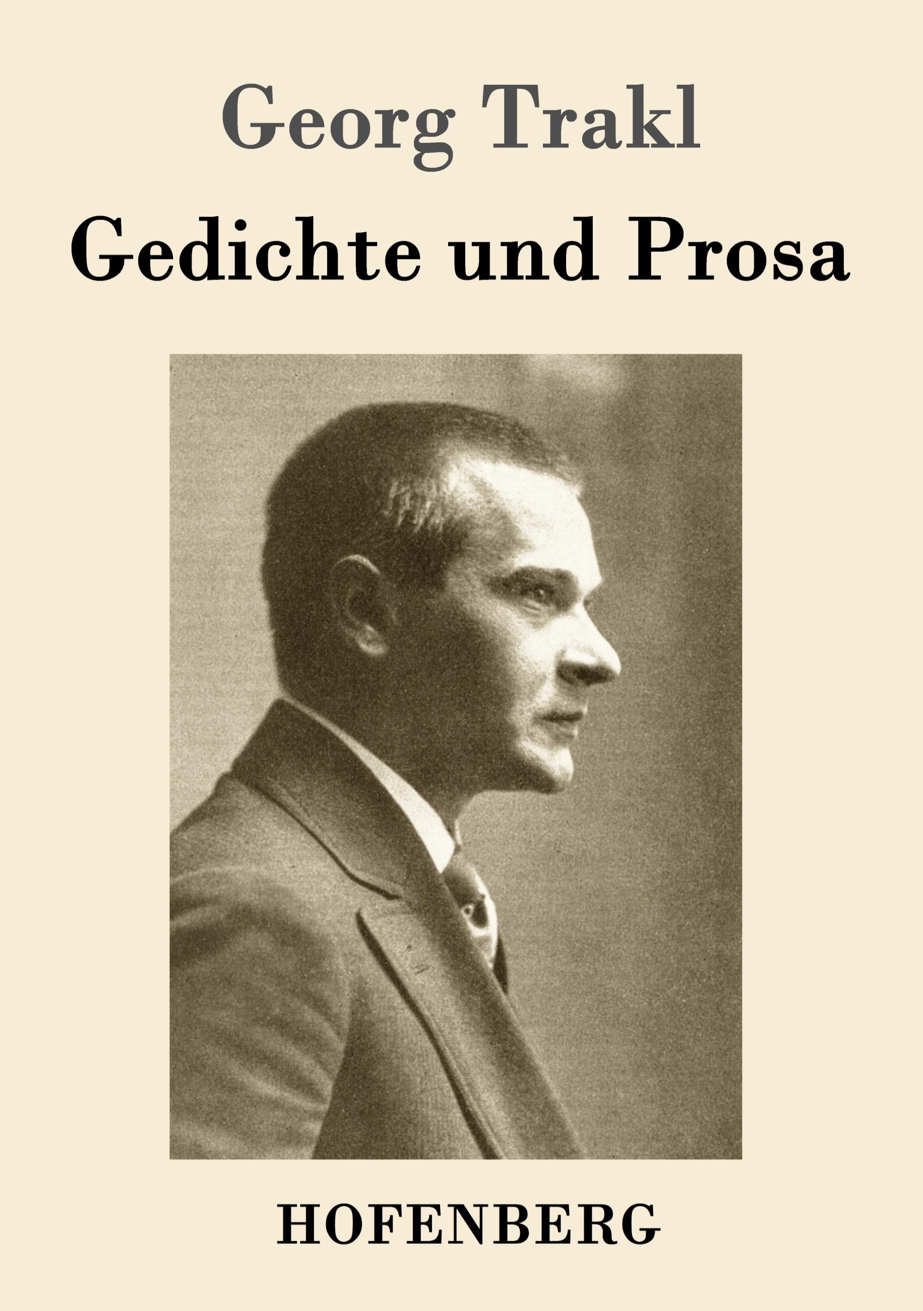 Vorderes Coverbild Gedichte und Prosa
