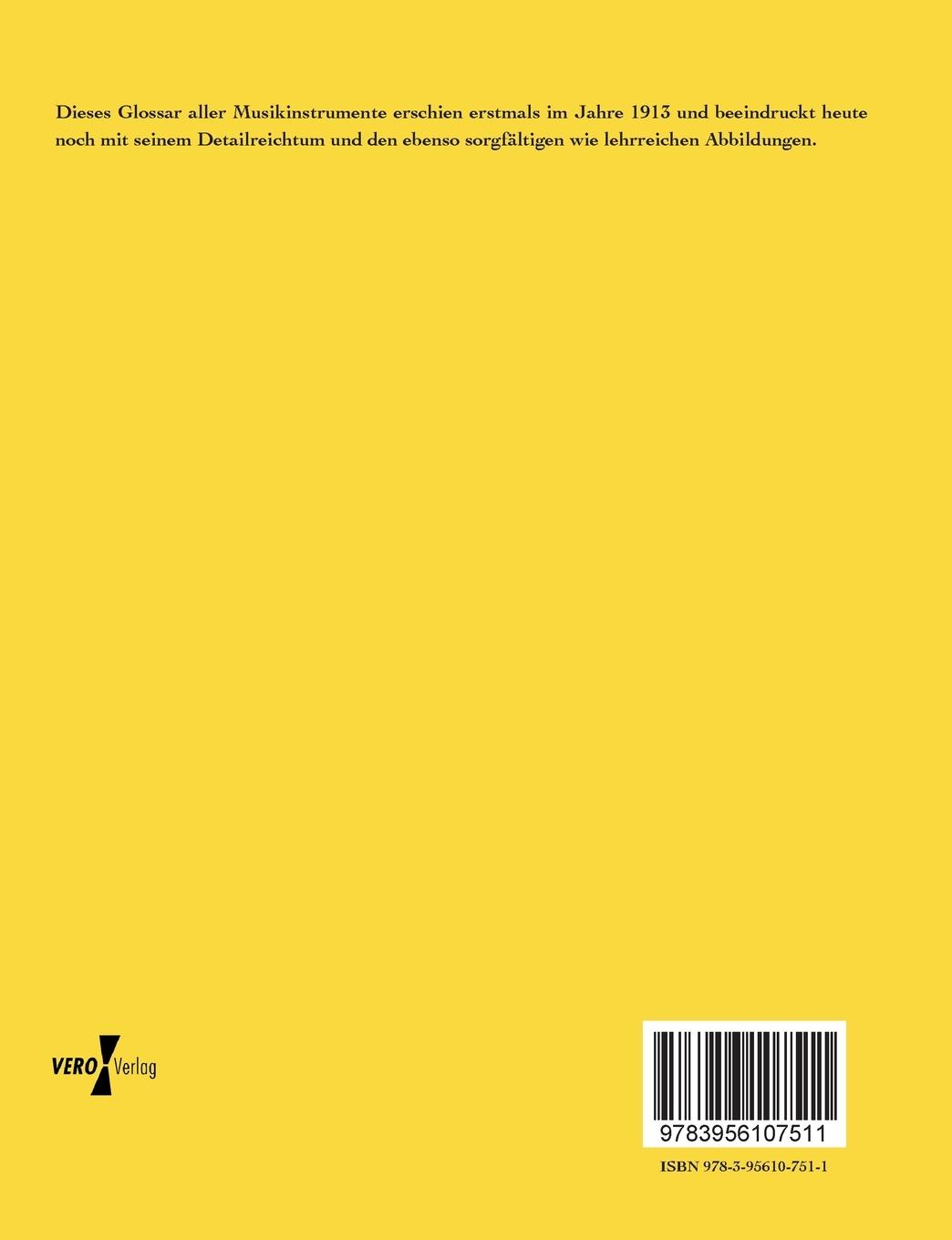 Rückseitencover Das Lexikon der Musikinstrumente