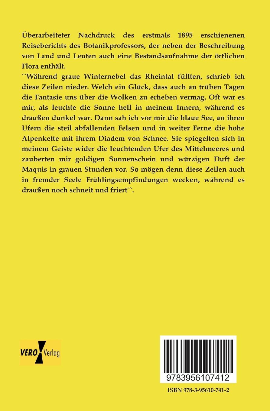 Rückseitencover Streifzüge an der Riviera