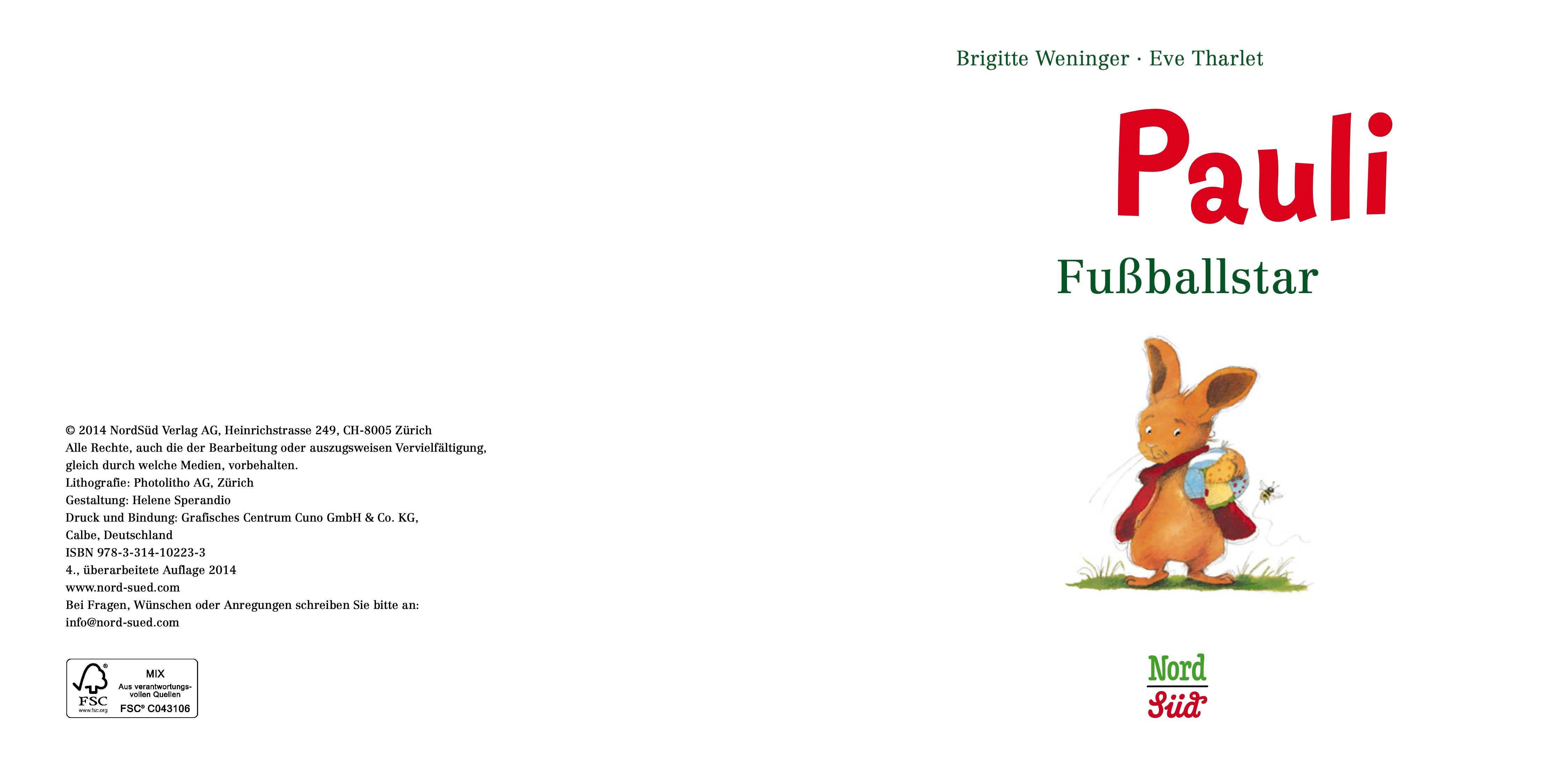 Beispielinhalt (Bild) Pauli - Fußballstar