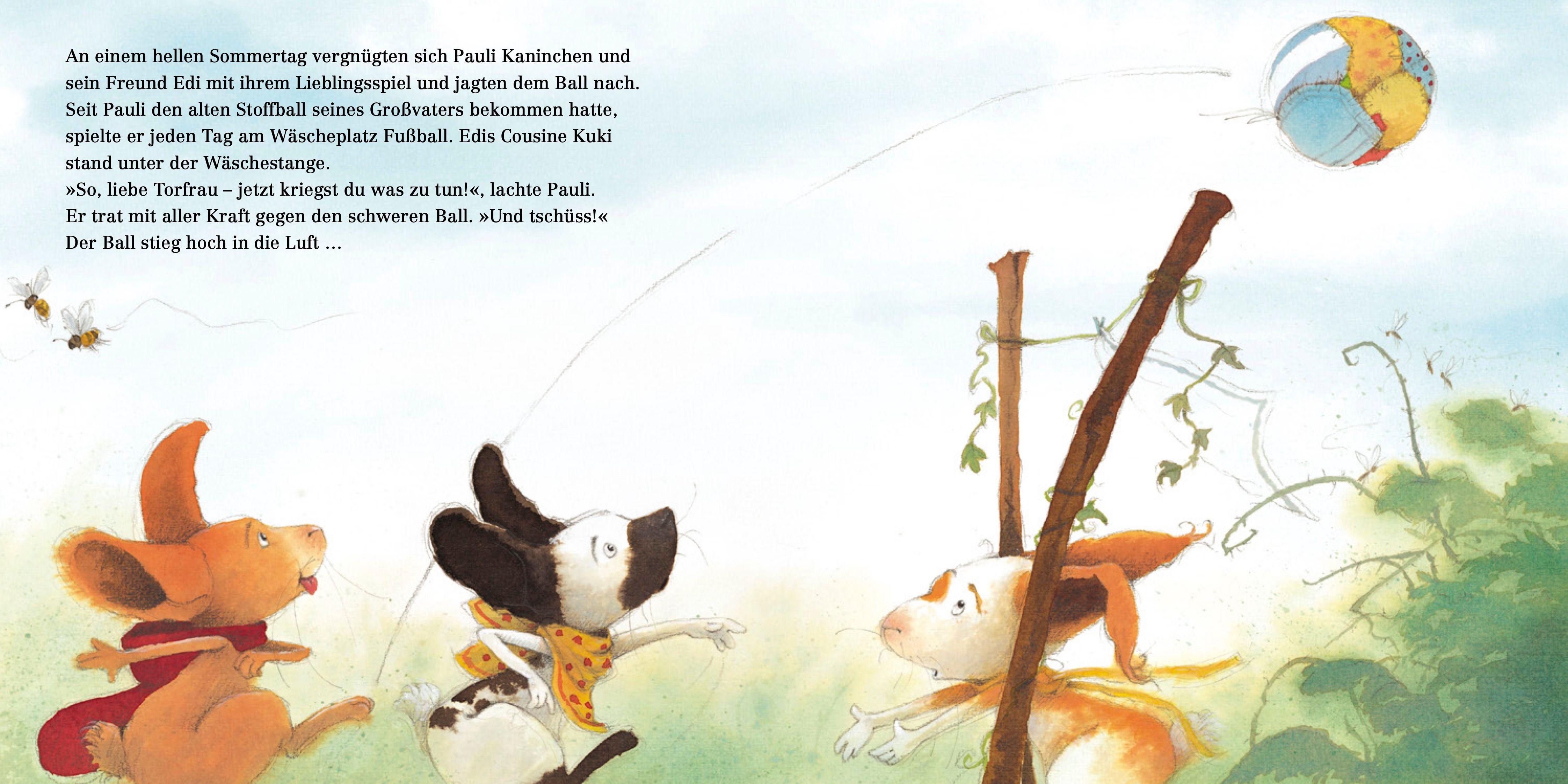 Beispielinhalt (Bild) Pauli - Fußballstar