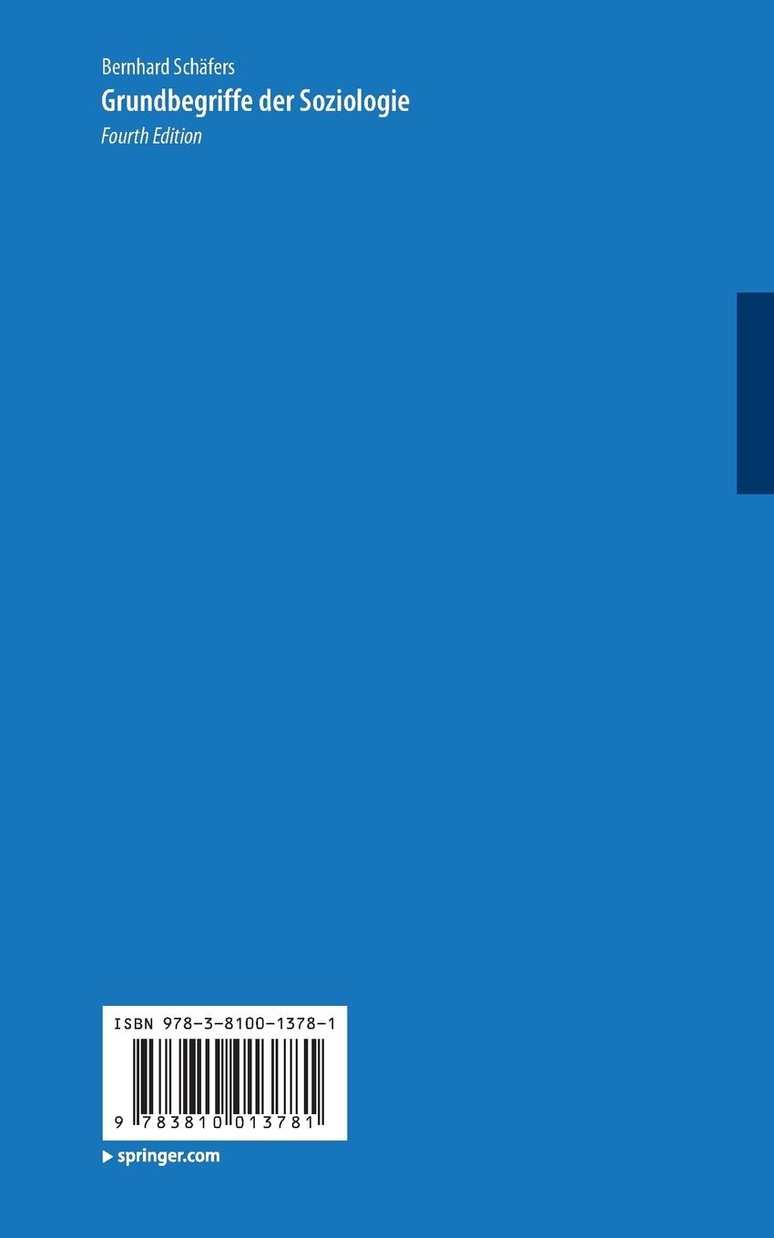 Rückseitencover Grundbegriffe der Soziologie