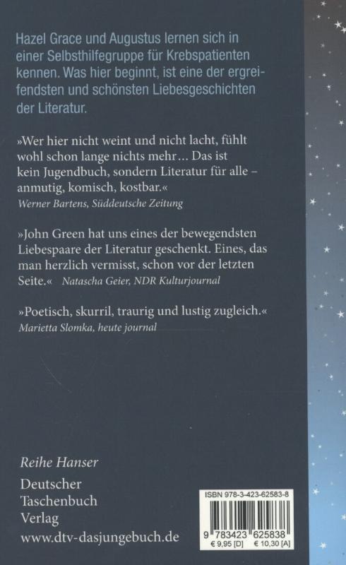 Rückseitencover Das Schicksal ist ein mieser Verräter