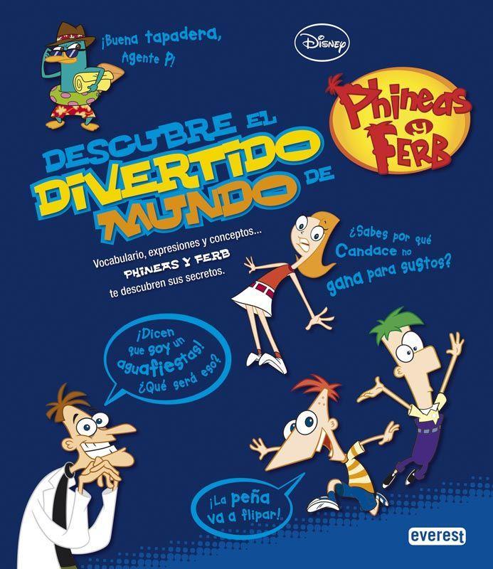 Vorderes Coverbild Descubre el divertido mundo de Phineas y Ferb