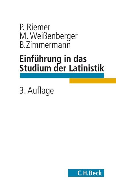 Vorderes Coverbild Einführung in das Studium der Latinistik