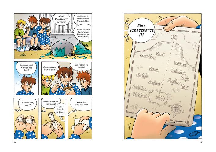 Beispielinhalt (Bild) Die drei ??? Kids. Strandpiraten (drei Fragezeichen)