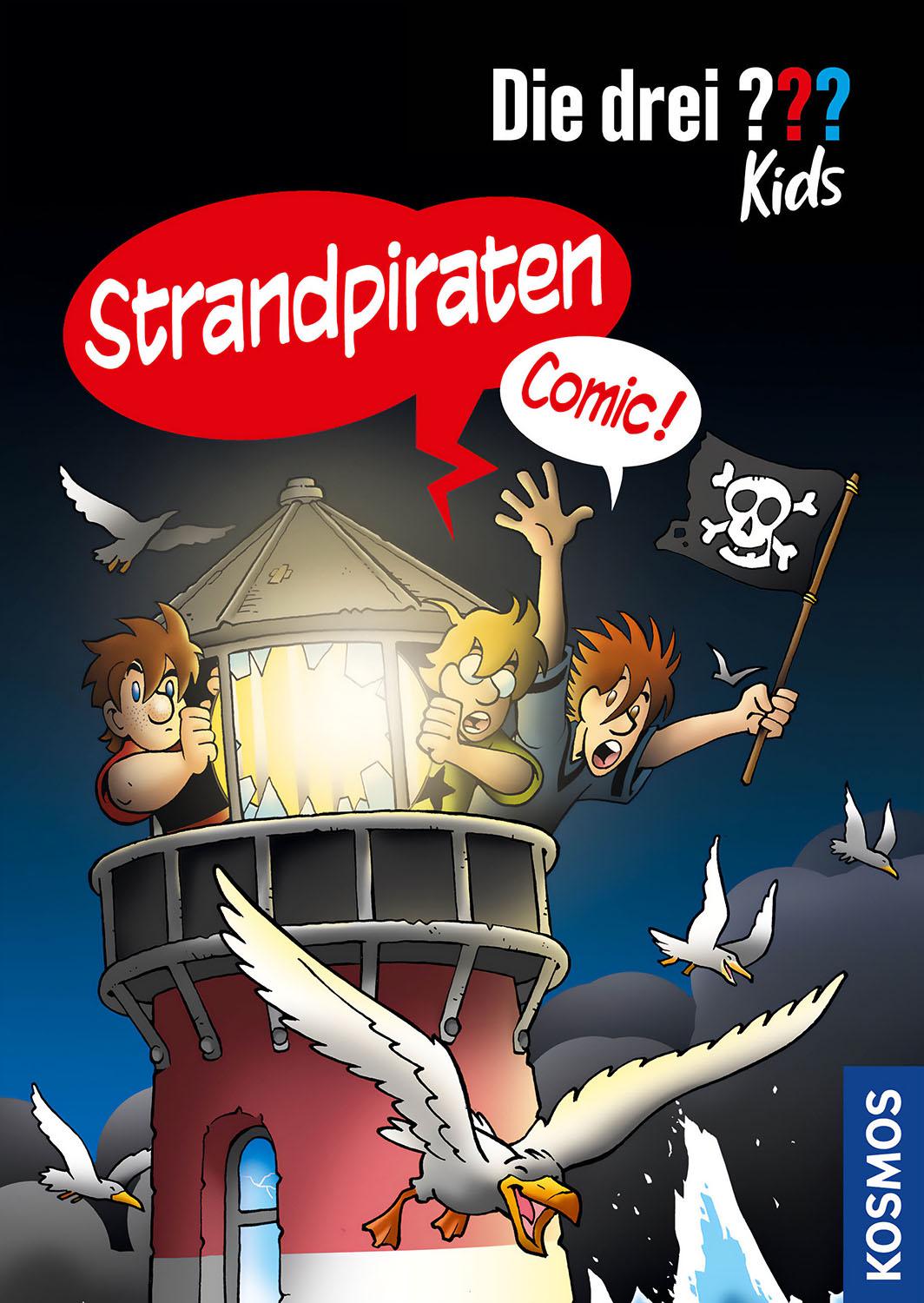 Vorderes Coverbild Die drei ??? Kids. Strandpiraten (drei Fragezeichen)