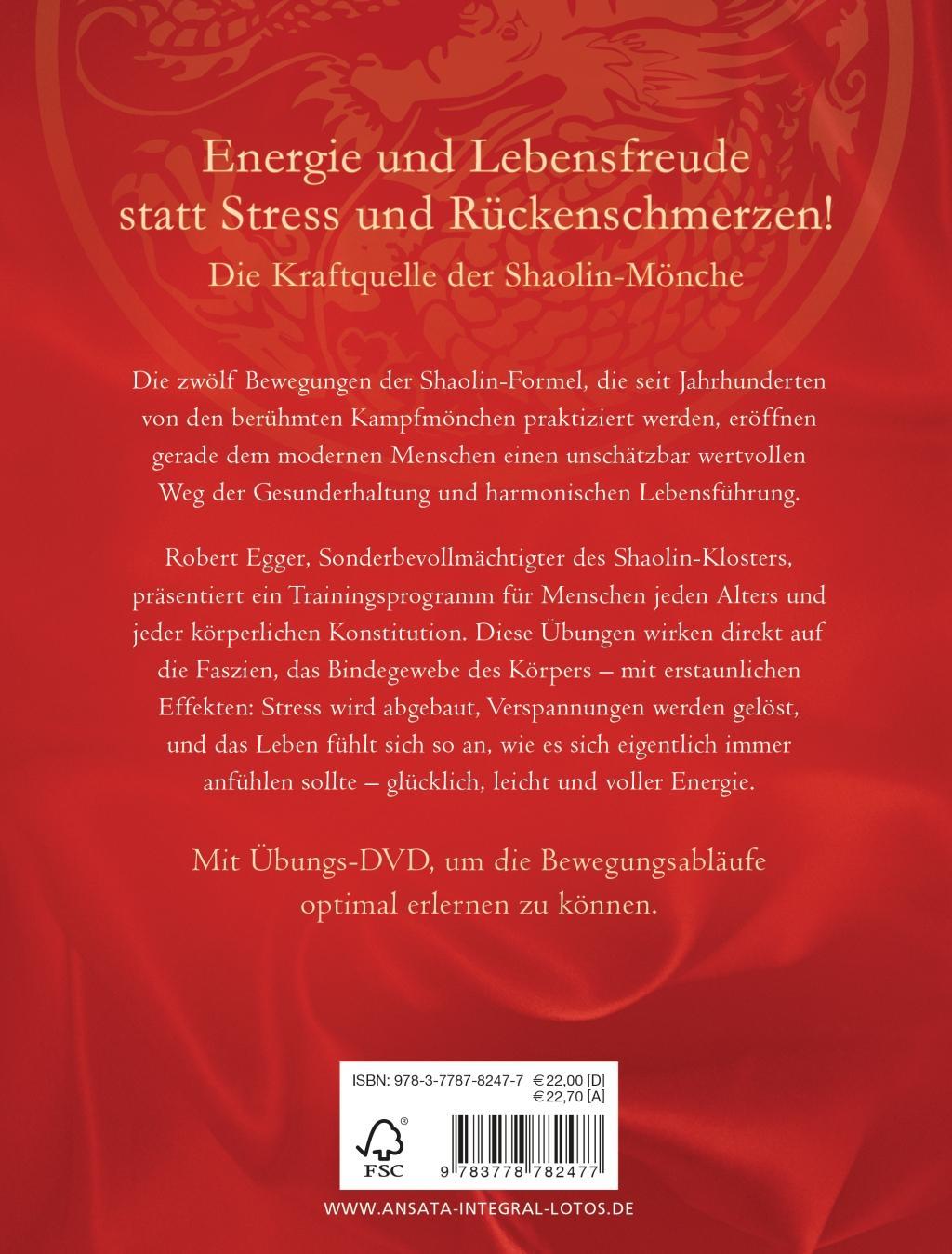 Beispielinhalt (Bild) Die Shaolin-Formel (inkl. DVD)